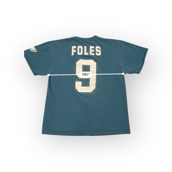 2014 Nick Foles #9 Philadelphia Eagles NFL Team Apparel T-Shirt Men’s Large - Picture 5 of 10